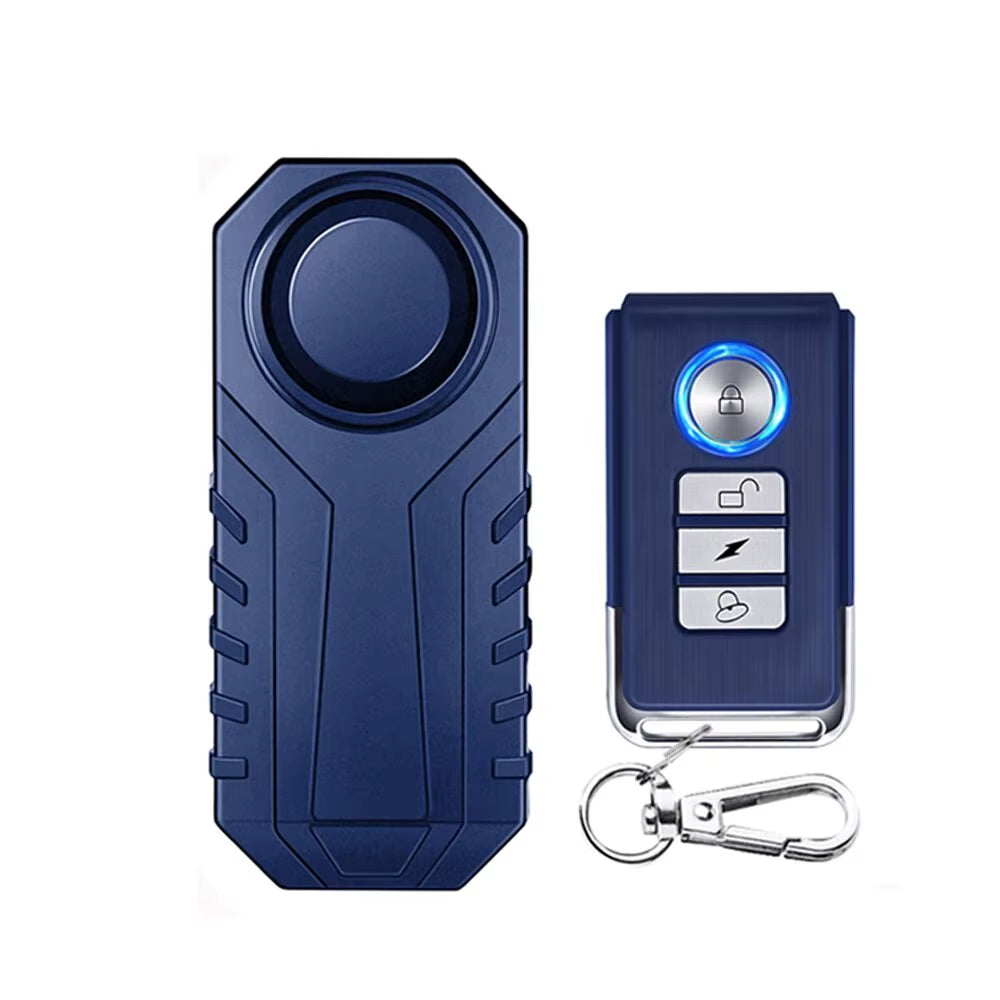 113Db Anti-Theft Bicycle Motorcycle Alarm Wireless Security Vibration Sensor Waterproof Electric Bike Alarm with Remote Control