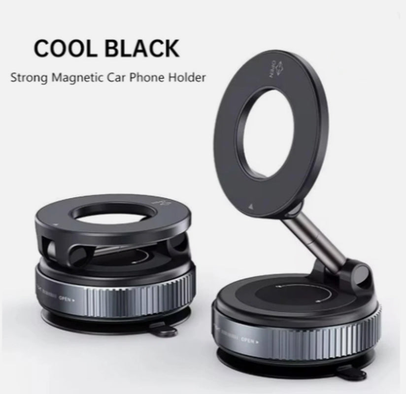 Magnetic Vacuum Suction Cup Car Phone Holder Stand Mount 360° Rotation