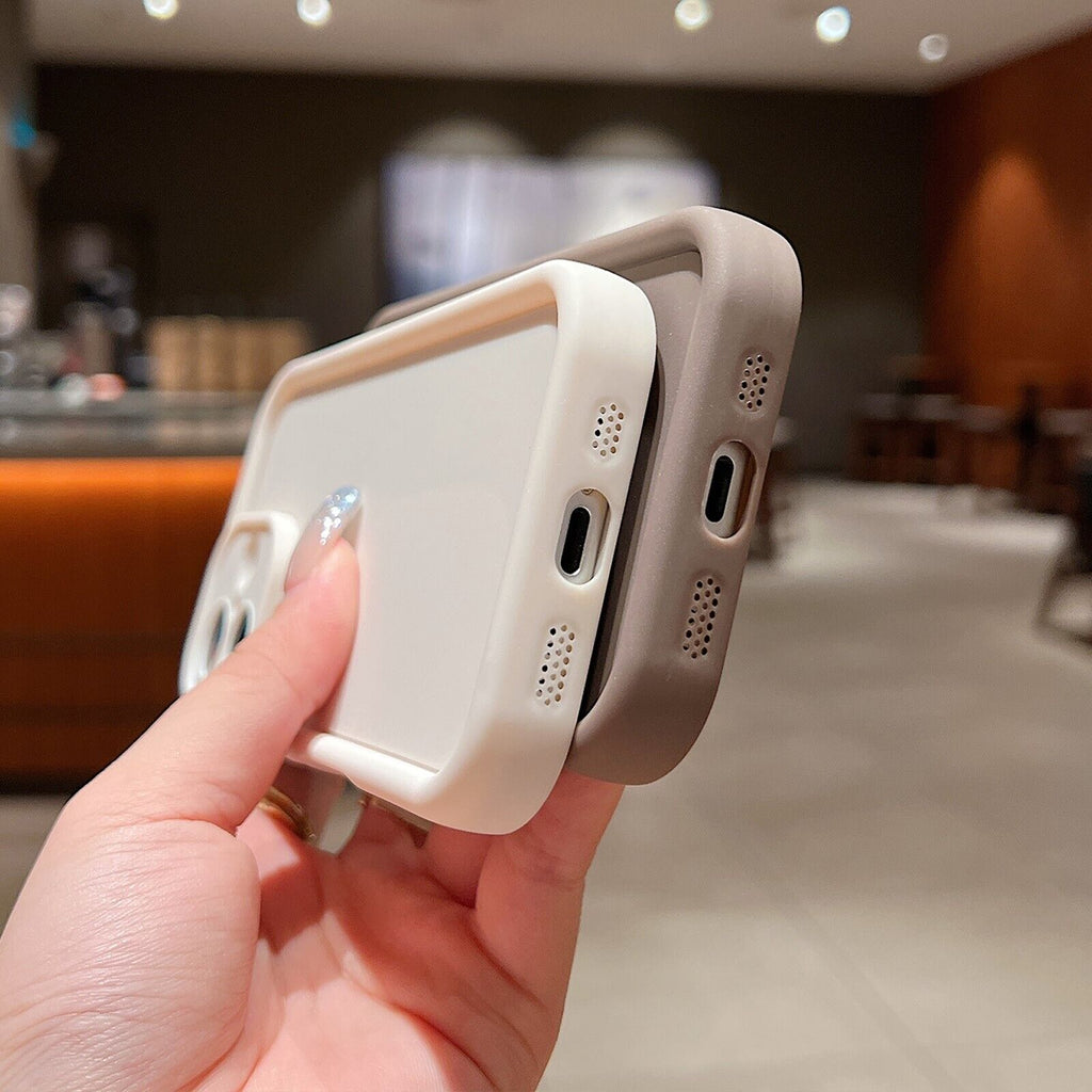 Thickened Liquid Silicone Case for iPhone 13, 14, 15, 16, 17 Pro Max - Shockproof Protection Cover