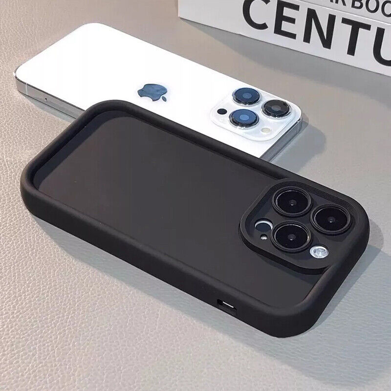 Thickened Liquid Silicone Case for iPhone 13, 14, 15, 16, 17 Pro Max - Shockproof Protection Cover